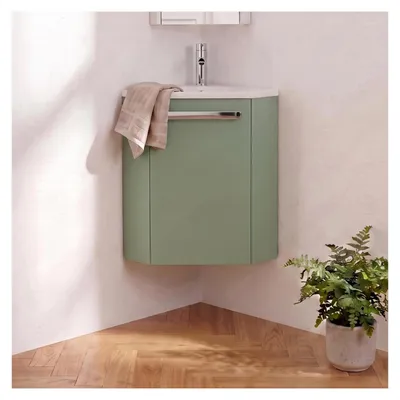 Produktbild von SKINO Eckwaschtisch + Armaturenset