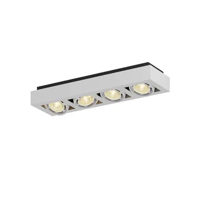 Produktbild von Arcchio Deckenstrahler Ronka, 65 cm, 4-flammig, weiß, GU10