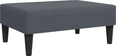 Obrázok produktu pre Podnožka tmavosivá 77x55x31 cm zamat