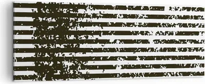Produktbild von Bild auf Leinwand - Leinwandbild - Einteilig - Abstraktion Schwarz Gürtel - 140x50cm - Wand Bild - Wanddeko - Wandbilder - Leinwanddruck - Bilder - Wanddekoration - Leinwand bilder - AB140x50-4855