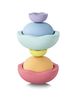 Obrázek produktu pro Stapelstein Inside Rainbow Pastel sada 6 ks - (světle fialová/světle modrá/mint/světle žlutá/světle oranžová/světle červená)