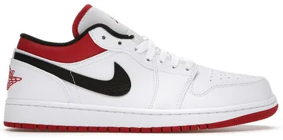 Produktbild von Jordan 1 Low White University Red Black - EU 40.5