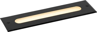 Zdjęcie produktu dla Nowoczesny klosz ogrodowy czarny 30 cm z LED IP65 - Eline