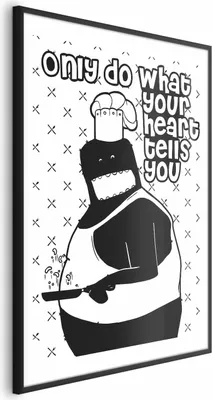 Produktbild von Posterpapier Poster - Only Do What Your Heart Tells You 21x30 cm Text n-A-0733-ao-a