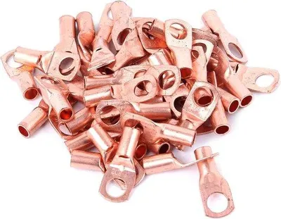 Image de Cosses en cuivre - Connecteurs à sertir pressés à froid, lot de 50 pièces sc66