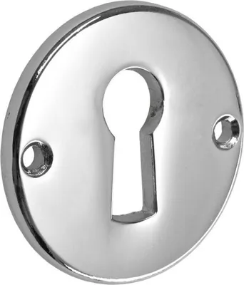 Produktbild von Hettich Schlüsselschild verchromt Ø 30 mm
