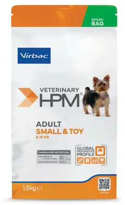 Produktbild von Virbac Adult Small & Toy Dog 1,5kg Trockenfutter Veterinärfutter für kleine Hunde