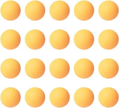 Produktbild von Famanu Tischtennisbälle 20 Stück - Gelb, für Freizeitspiele und Anfänger