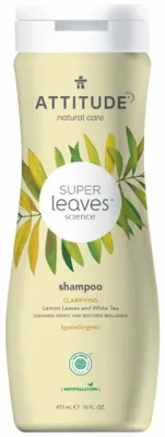 Produktbild von Natü rliches klä rendes Shampoo fü r normales und fettiges Haar Super Leaves ( Klä rendes Shampoo) 240 ml