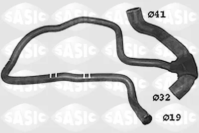 Produktbild von SASIC Kühlerschlauch Wasserschlauch für OPEL Corsa C Schrägheck (X01) SWH6720