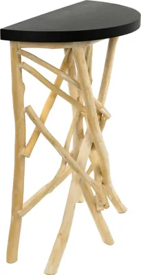 Produktbild von Beistelltisch Nachttisch Treibholz 80 cm hoch Unikat Holz Beistelltisch