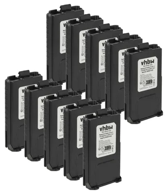 Produktbild von vhbw 10x Akku kompatibel mit Pofung UV-5RE, UV-5RA, UV-5R Funkgerät, Walkie Talkie (1800 mAh, 7,4 V, Li-Ion)