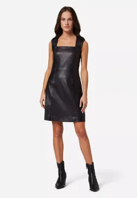 Produktbild von Lederkleid Ricano LINN – Schwarz / XXXL