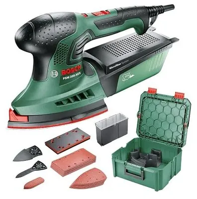 Zdjęcie produktu dla Szlifierka multiszlifierka bosch psm 200 aes 200W walizka