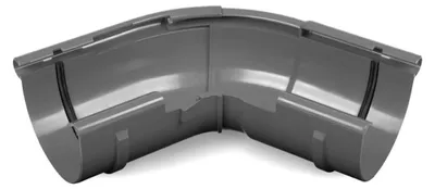Obrázek produktu pro BRYZA nastavitelný vnější roh žlabu 120°–145° plastový Ø 100 mm, Antracit RAL 7021