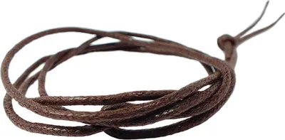 Produktbild von Minott Halskette | braunes Band Baumwollschnur | 100cm lang