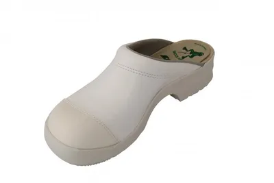 Produktbild von Euro-Dan Flex Sicherheitsclogs, weiss offen, mit Stahlkappe, Schuhgröße:37