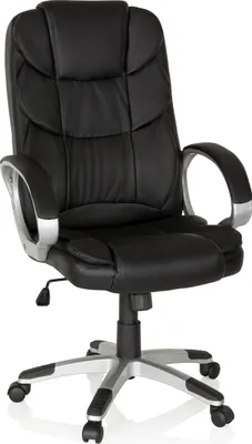 Obrázek produktu pro MyBuero Home Office Executive chair RELAX BY155 Koženka Výškově nastavitelná počítačová židle, kancelářská židle s područkami