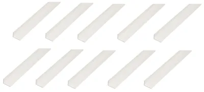 Immagine prodotto di Profilo angolare Alberts 10 x, PVC, bianco, 30 x 20 x 1 mm, lunghezza 1 m