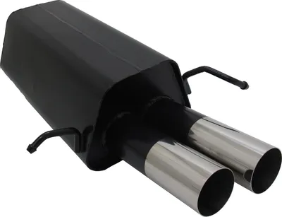 Image de Silencieux de sortie sport Novus pour Mercedes Classe CLK (W209) 2 x 76mm RL-Design