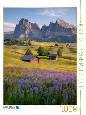 Produktbild von CALVENDO Puzzle Seiser Alm Italien | 1000 Teile Lege-Größe 64x48cm Foto-Puzzle für glückliche Stunden