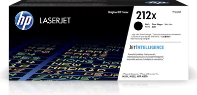 Produktbild von HP 212X (W2120X) Schwarz Original Toner mit hoher Reichweite Color LaserJet Enterprise M554, M555, M578