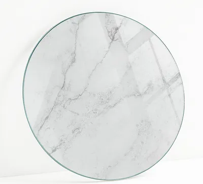 Produktbild von Bedruckte Glas Tischplatte Fi 100 cm – Glasplatte mit Motiv – Esstischplatte bedruckt – Sicherheitsglas mit Druck – Tischplatte Ersatz – pflegeleicht – modern – dekorativ – Motivglas – Glastisch modern – Glasplatte Kunst – Glastischplatte Nachbildung –  Marmoroberflächenmuster