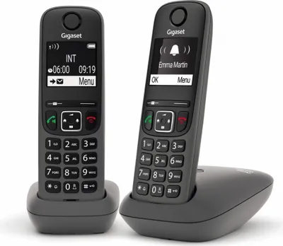 Produktbild von Gigaset AE690 Duo Anthrazit Schnurloses Telefon