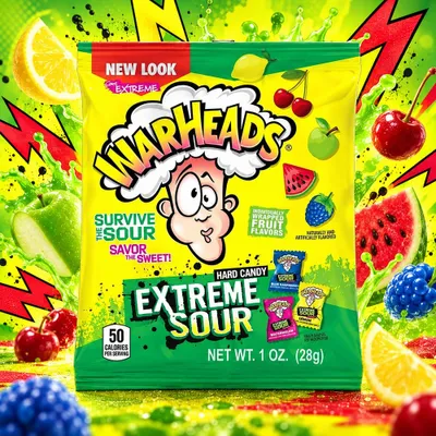 Produktbild von Warheads Extreme Sour Hard Candy 28g