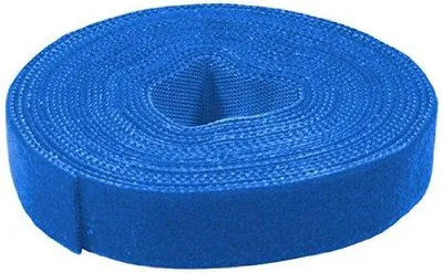 Produktbild von LogiLink Kabelbinder Klettband 4m blau