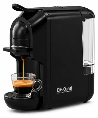 Kapsel-Kaffeemaschine, 1450 W, 19 bar, 0,6 l, schwarz