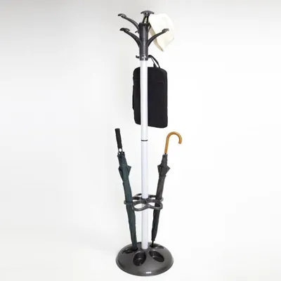 Imagen del producto de Perchero – Diseño moderno – Ancho 45 cm x Profundidad 35 cm x Alto 170 cm – Color antracita