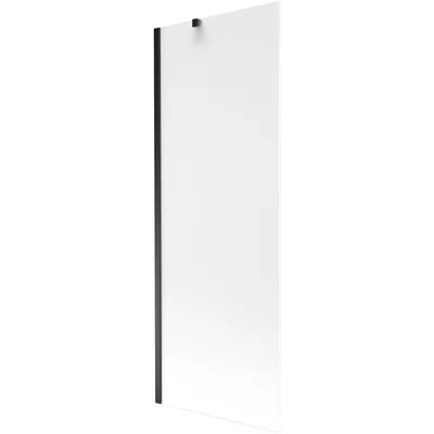 Obrázek produktu pro Mexen Next vanová zástěna 1 křídlo 70 x 150 cm, Vzor jinovatky, Černá - 895-070-000-00-30-70