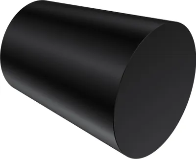 Produktbild von Interdeco Endstücke / Zierabschlüsse für Gardinenstangen mit 20 mm Ø Schwarz, Typ Sitra (Konus), Pack. 2 Stück