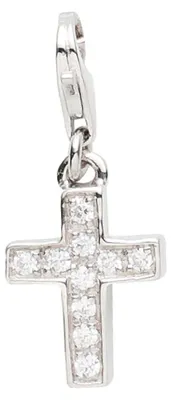 Produktbild von Miamar 22.VX425 Damen Charms Kreuz Silber Zirkonia weiß