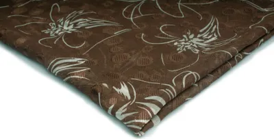 Obrázok produktu pre Šifon s potlačou, vzor 11, hnedý 50 x 150 cm