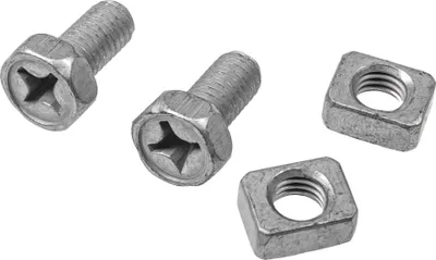 Obrázek produktu pro Šrouby Tec pro svorky baterie, M6x12 mm, s maticemi 11x9 mm, sada