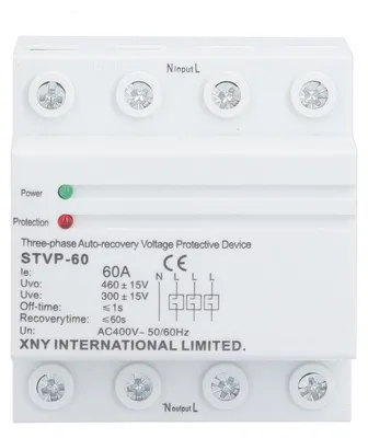 Produktbild von Spannungsschutzgerät 3-Phasen-4-Draht-Automatikwiederherstellungs-Wiederverbindungsschutz AC 400 V 60 A