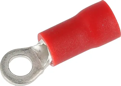 Produktbild von Kabelschuh - Ringzunge ØM3 mit Isolierung (0,5-1,5mm²)