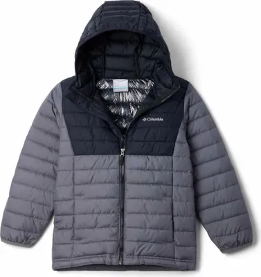 Image de COLUMBIA POWDER LITE II HOODED JACKET Grau