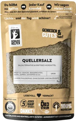 Produktbild von Quellersalz, Küstensalz mit Queller, Salzalternative, 80g