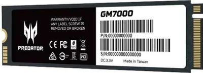 Imagen del producto de ACER PREDATOR SSD GM-7000 2Tb PCIe NVMe Gen4