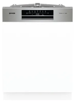 Produktbild von Gorenje GI643D90X teilintegrierter Geschirrspüler 60 cm, Halb integriert, Standardgröße (60 cm), Edelstahl, Edelstahl, Berührung, kalt, Heiß