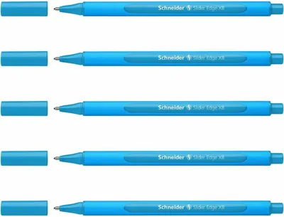 Produktbild von Schneider Kugelschreiber Slider Edge XB - 5er-Set hellblau