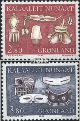 Produktbild von Briefmarken Dänemark - Grönland 1987 Mi 174-175 (kompl.Ausg.) gestempelt Gebrauchsgegenstände