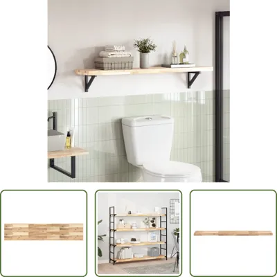 Produktbild von The Living Store Tischplatte 120x30x4 cm Rechteckig Massivholz Akazie