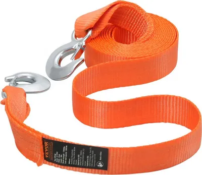 Obrázok produktu pre Ťažné lano 17000 lbs 20 ft Ťažné lano s 2 háčikmi Heavy Duty