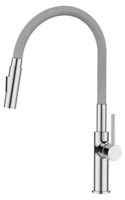 Produktbild von SAT Küchenarmatur, flexibel, grau, 2 Funktionen SATBSD290S2F