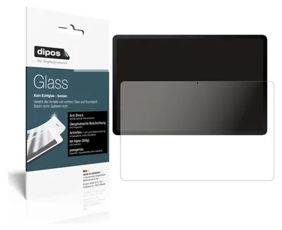 Produktbild von 2x dipos Glass matt Samsung Galaxy Tab S7 FE
