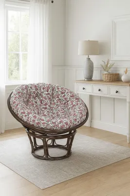 Produktbild von Papasansessel, Durchmesser 100 cm Sessel mit Kissen